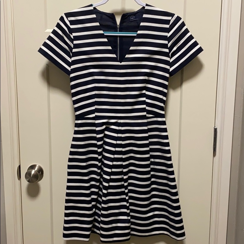 Striped skater dress by Gap